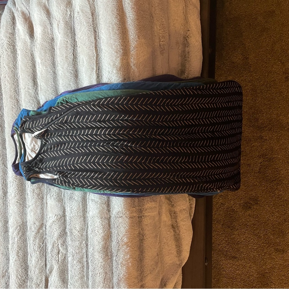 Kyte baby sleep sacks.